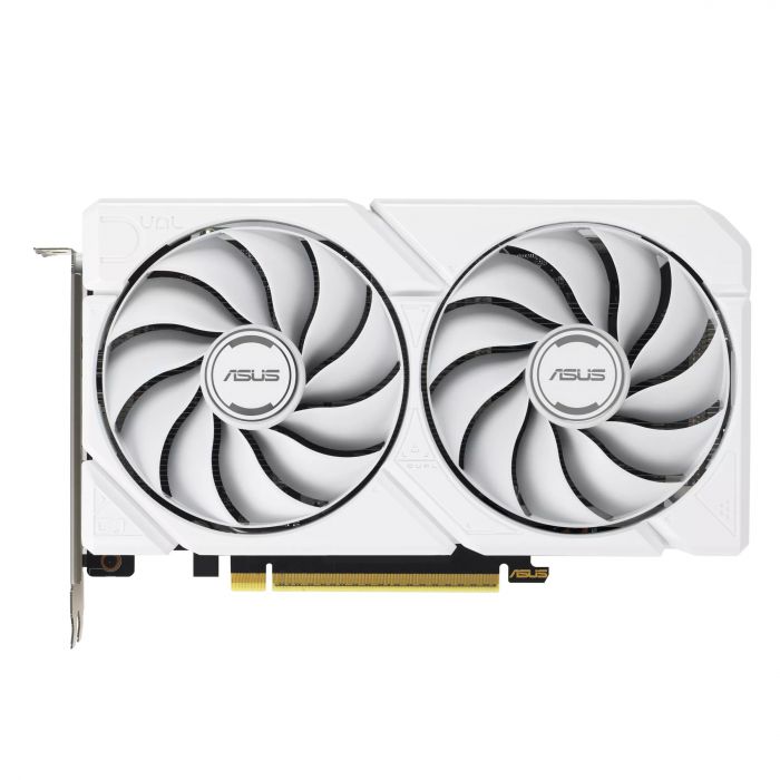 Вiдеокарта ASUS Radeon RX 9060 XT 16GB GDDR6 OC DUAL-RX9060XT-16G-WHITE білий