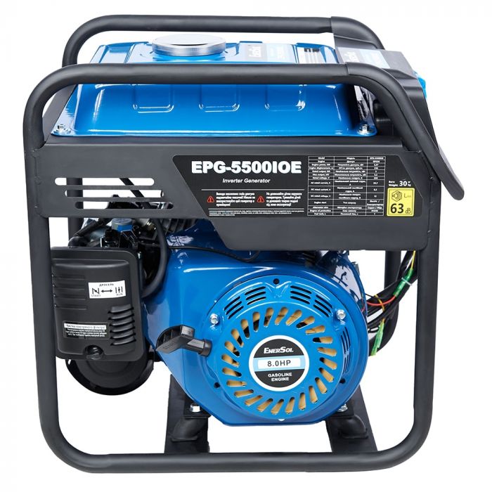Генератор бензиновий інверторний EnerSol EPG-5500IOE 230В 5/5.5кВт електростартер 28кг