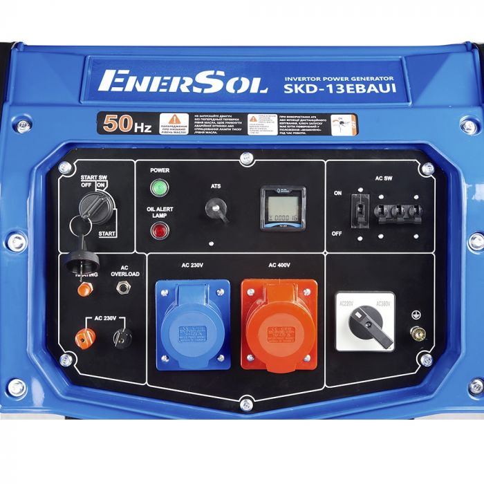 Генератор дизельний інверторний EnerSol SKD-13EBAUI 230/400В 12/13кВт електростартер 160кг