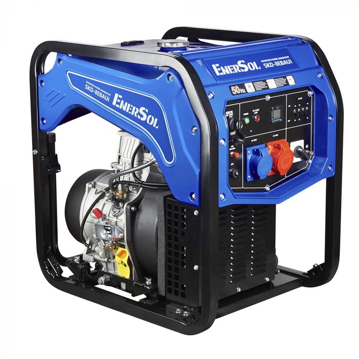 Генератор дизельний інверторний EnerSol SKD-8EBAUI 230/400В 7.5/8кВт електростартер 132кг
