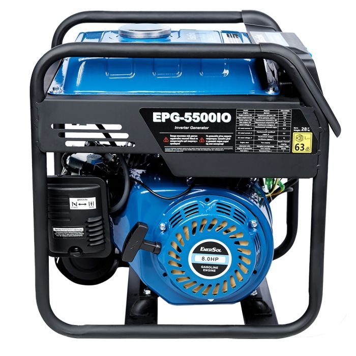 Генератор бензиновий інверторний EnerSol EPG-5500IO 230В 5/5.5кВт ручний стартер 28кг