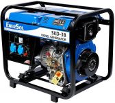 Генератор дизельний EnerSol SKD-3B, 230В, 2.8/3кВт, ручний стартер, 85кг