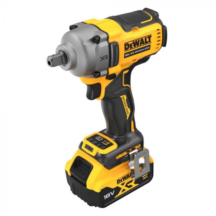 Гайковерт ударний DeWalt XR Li-Ion безщітковий 18В акб 2х5А·год 1084Нм 2000об/хв 3250уд/хв 1/2" ЗП кейс 1.67кг