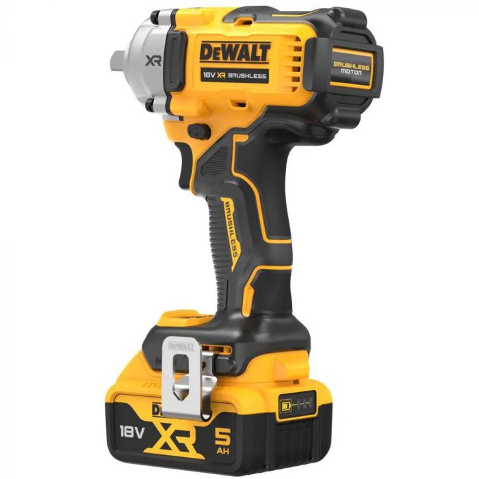 Гайковерт ударний DeWalt XR Li-Ion безщітковий 18В акб 2х5А·год 1084Нм 2000об/хв 3250уд/хв 1/2" ЗП кейс 1.67кг