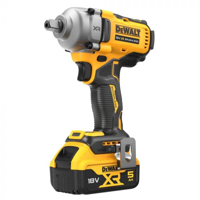 Гайковерт ударний DeWalt XR Li-Ion безщітковий 18В акб 2х5А·год 1084Нм 2000об/хв 3250уд/хв 1/2" ЗП кейс 1.67кг