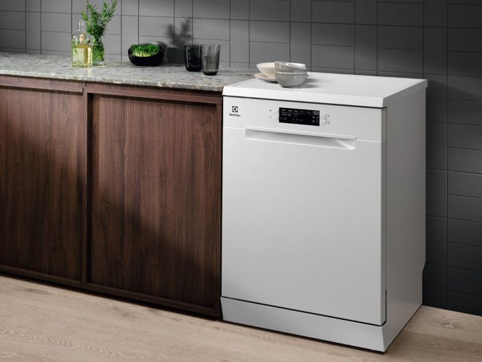 Посудомийна машина Electrolux, 13компл., Е, 60см, дисплей, інвертор, білий
