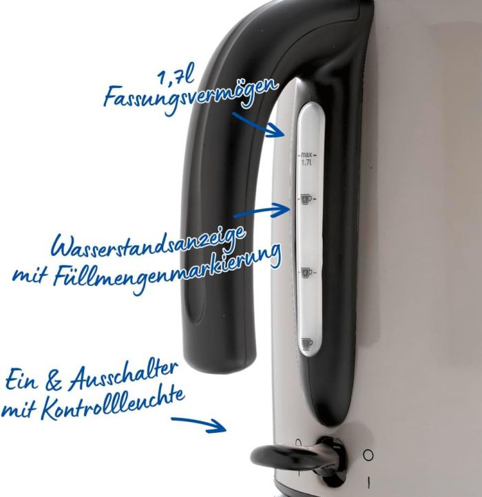 Електрочайник Russell Hobbs, 1.7л, метал, мокко