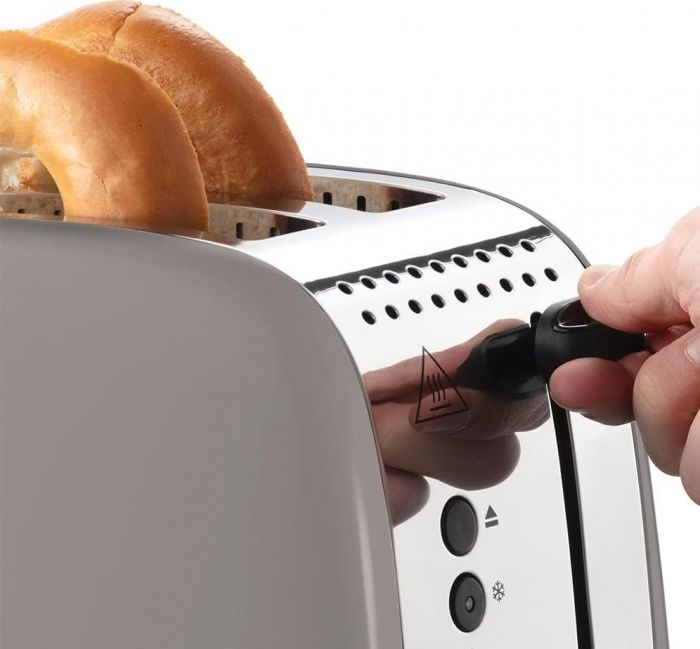Тостер  Russell Hobbs 1671Вт, нержав., підігрів, моко