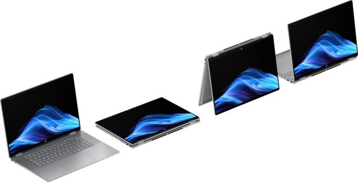 Ноутбук HP OmniBook X Flip x360 16-ar0000ua 16" 3K OLED Touch, AMD AI 7 350, 32GB, F1024GB, UMA, Win11, сірий