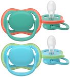 Пустушка  Avent Ultra Air, 6-18 міс., 2 шт, дизайн для хлопчиків.
