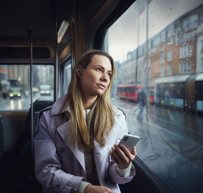 Навушники TWS EPOS ADAPT E1, BT 5.3, ANC, IPX5, SBC, AAC, Microsoft Teams, Zoom, Google Meet, Webex, Mic, Чорний