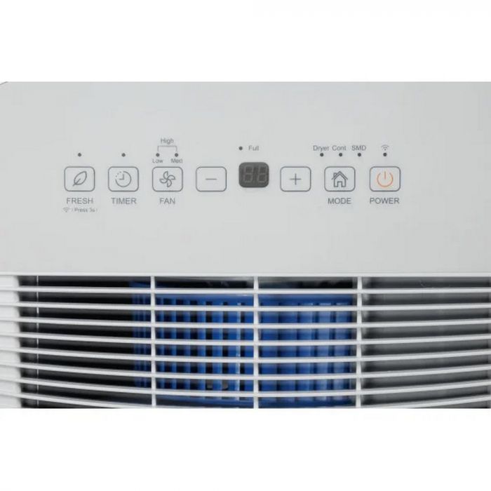 Осушувач повітря HYUNDAI HDH20UAWF 20л.на добу, 52м.кв , 160м3/год, 440Вт, дисплей, ел.кер-ня, Wi-Fi, таймер, авто вимк., білий