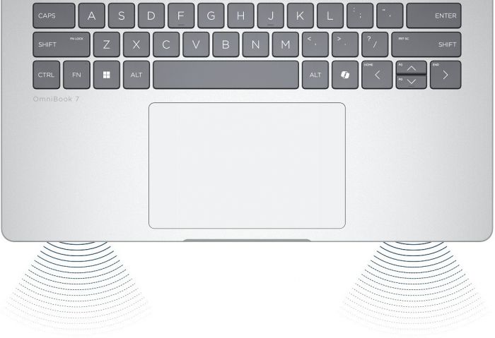 Ноутбук HP OmniBook 7 14-fs0001ua 14" WUXGA IPS AG, Intel 5-220H, 24GB, F1024GB, UMA, Win11, сріблястий