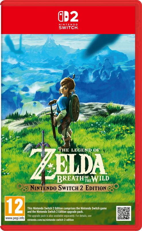 Гра консольна Switch 2 Legend of Zelda: Breath of the Wild, картридж
