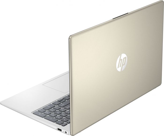 Ноутбук HP 15-fd2022ua 15.6" FHD IPS AG, Intel U7-255U, 16GB, F512GB, UMA, DOS, золотистий