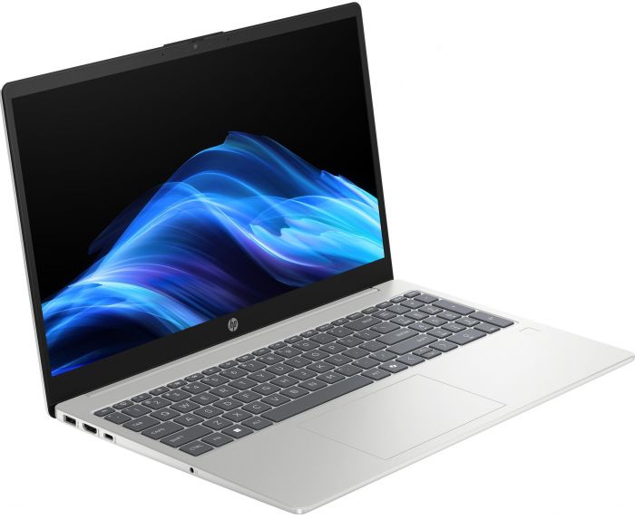Ноутбук HP 15-fd2032ua 15.6" FHD IPS AG, Intel U5-225U, 16GB, F512GB, UMA, DOS, сріблястий