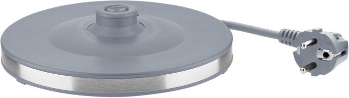 Електрочайник Amica 1.7л, пластик, сірий