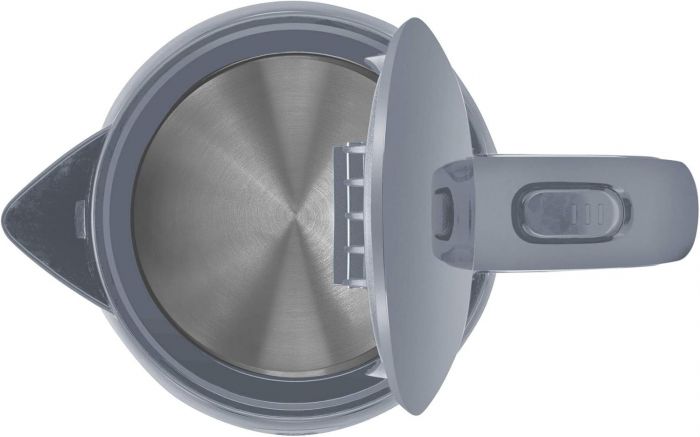 Електрочайник Amica 1.7л, пластик, сірий