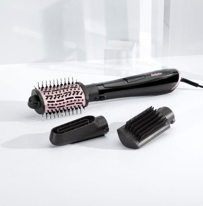 Фен-щітка Babyliss Style Smooth, 1000Вт, 2 режими, іоніз-я, хол. обдув, кераміка, чорний