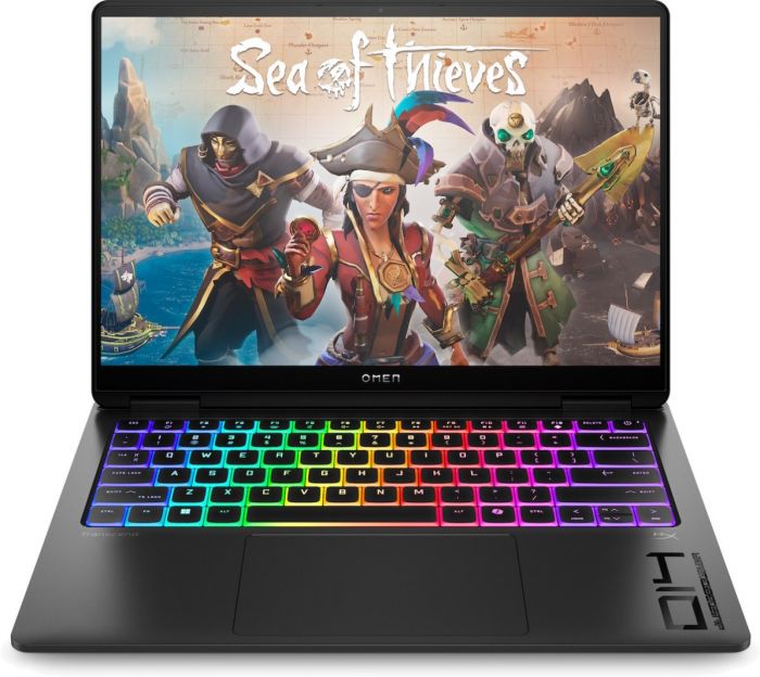 Ноутбук HP OMEN Transcend 14-fb1007ua 14" 3K OLED, Intel U7-255H, 32GB, F1024GB, NVD5060-8, Win11, чорний