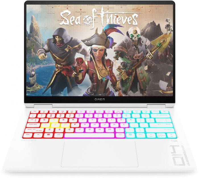 Ноутбук HP OMEN Transcend 14-fb1006ua 14" 3K OLED, Intel U7-255H, 32GB, F1024GB, NVD5060-8, Win11, білий
