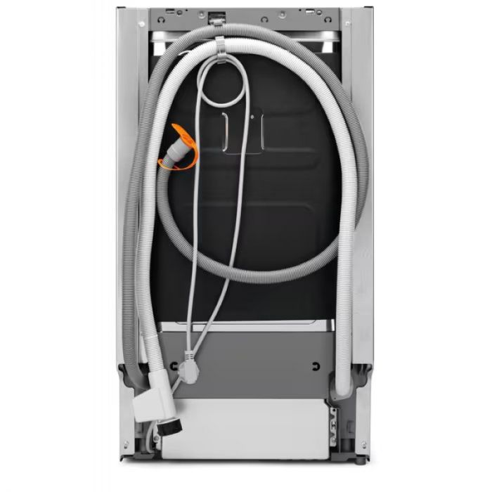 Посудомийна машина Electrolux вбудована, 10компл., Е, 45см, дисплей, інвертор, 3й кошик, чорний