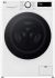 Пральна машина LG фронтальна, 10кг, 1400, A, 57см, дисплей, пара, інвертор, білий