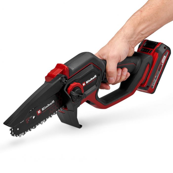 Пила ланцюгова акумуляторна Einhell GP-PS 18/20 Li BL - Solo безщіткова 18В шина 192мм різ 150мм 8м/с 1.38кг без АКБ та ЗП