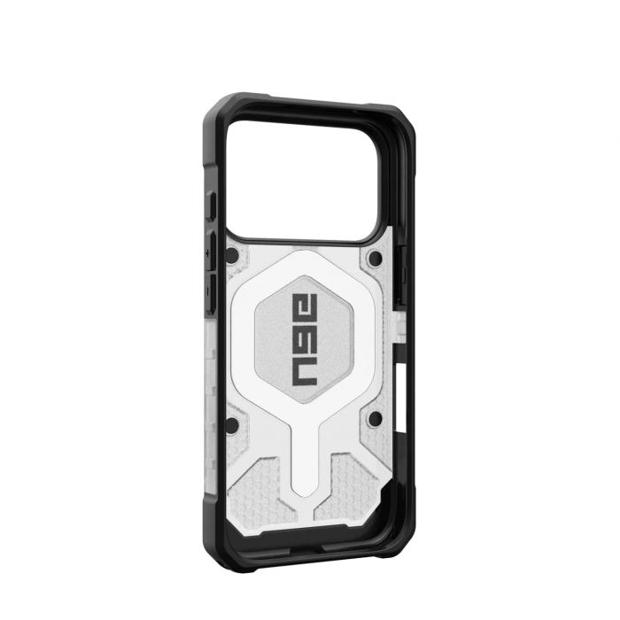 Чохол UAG для iPhone 17 Pro, Pathfinder Clear MagSafe, Ice/Silver