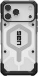 Чохол UAG для iPhone 17 Pro Max, Pathfinder Clear MagSafe, Ice/Silver