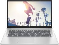 Ноутбук HP 17-cn3036ua 17.3" FHD IPS AG, Intel i5-1334U, 16GB, F512GB, UMA, DOS, сріблястий