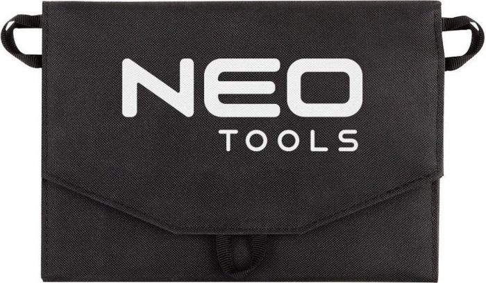 Генератор бензиновий Neo Tools 230В (1 фаза), 2.8/3кВт, електростартер, AVR, 45кг + Портативний зарядний пристрій сонячна панель 90-140
