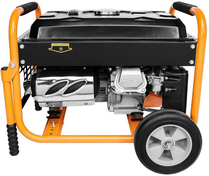 Генератор бензиновий Neo Tools 230В (1 фаза), 2.8/3кВт, електростартер, AVR, 45кг + Портативний зарядний пристрій сонячна панель 90-140