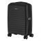 Набір валіз 2E, Aero, поліпропілен, (M+S), TSA, 4 колеса, EXP, чорний