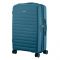 Набір валіз 2E, Aero, поліпропілен, (M+S), TSA, 4 колеса, EXP, синій