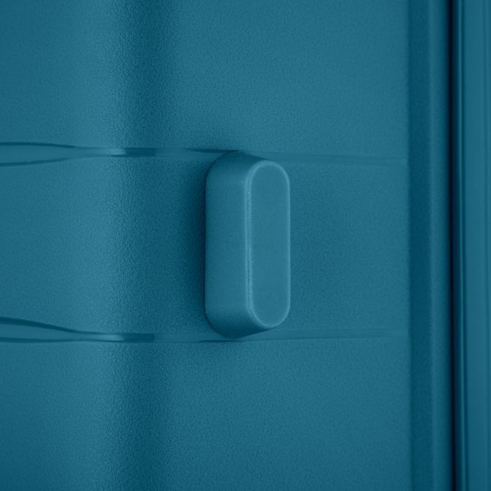 Набір валіз 2E, Aero, поліпропілен, (M+S), TSA, 4 колеса, EXP, синій