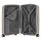 Набір валіз 2E, Aero, поліпропілен, (M+S), TSA, 4 колеса, EXP, сіро-коричневий