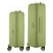 Набір валіз 2E, Aero, поліпропілен, (M+S), TSA, 4 колеса, EXP, оливково-зелений