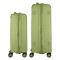 Набір валіз 2E, Aero, поліпропілен, (M+S), TSA, 4 колеса, EXP, оливково-зелений