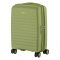 Набір валіз 2E, Aero, поліпропілен, (M+S), TSA, 4 колеса, EXP, оливково-зелений