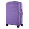 Набір валіз 2E, Aero, поліпропілен, (M+S), TSA, 4 колеса, EXP, лавандовий