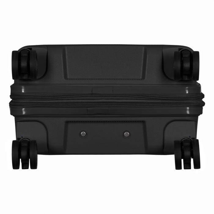 Набір валіз 2E, Aero, поліпропілен, (L+M+S), TSA, 4 колеса, EXP, чорний