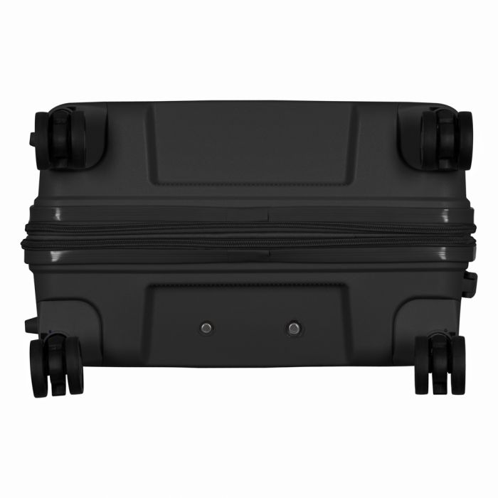 Набір валіз 2E, Aero, поліпропілен, (L+M+S), TSA, 4 колеса, EXP, чорний