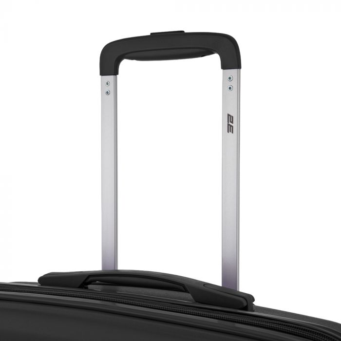 Набір валіз 2E, Aero, поліпропілен, (L+M+S), TSA, 4 колеса, EXP, чорний