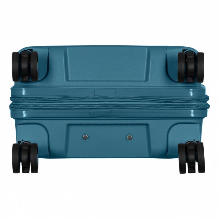 Набір валіз 2E, Aero, поліпропілен, (L+M+S), TSA, 4 колеса, EXP, синій
