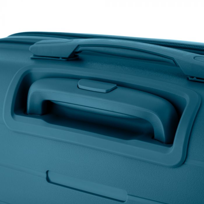 Набір валіз 2E, Aero, поліпропілен, (L+M+S), TSA, 4 колеса, EXP, синій