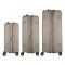 Набір валіз 2E, Aero, поліпропілен, (L+M+S), TSA, 4 колеса, EXP, сіро-коричневий