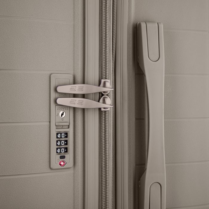 Набір валіз 2E, Aero, поліпропілен, (L+M+S), TSA, 4 колеса, EXP, сіро-коричневий