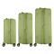 Набір валіз 2E, Aero, поліпропілен, (L+M+S), TSA, 4 колеса, EXP, оливково-зелений