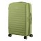 Набір валіз 2E, Aero, поліпропілен, (L+M+S), TSA, 4 колеса, EXP, оливково-зелений